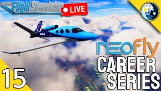 Virtual Aviation Series My MSFS 2020 NeoFly Career  BeyondATC  Active Sky [upl. by Leeland203]