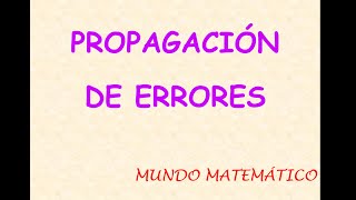 Propagación de errores  Para el producto división y potencia [upl. by Laktasic164]