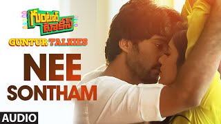 Nee Sontham Full Song Audio  Guntur Talkies  Siddu Jonnalagadda Rashmi Gautam [upl. by Adnoved]