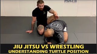 Jiu Jitsu vs Wrestling  Understanding Turtle Position by Gordon Ryan [upl. by Duggan163]