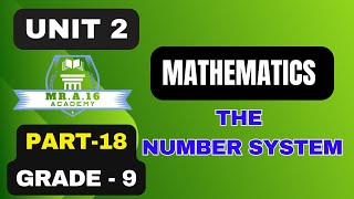 MATH GRADE 9 UNIT 2 PART 18ADDITIVE MULTIPLICATIVE INVERSES ROUNDING NUMBERS amp DECIMAL PLACES [upl. by Bloem814]