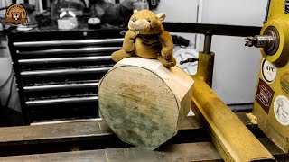 Woodturning  Twice Turned Honey Locust Bowl [upl. by Badger929]