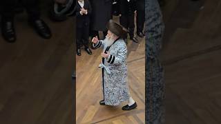 Bobev48 Rebbe Dancing Mitzvah Tantz At His Grandchild’s Wedding [upl. by Clippard]