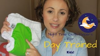 Cloth Diaper Options For Night Time Children That Are Not Night Trained [upl. by Giffy791]