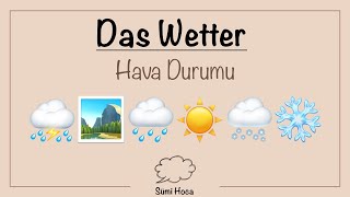 Almanca Hava Durumu [upl. by Steffi]