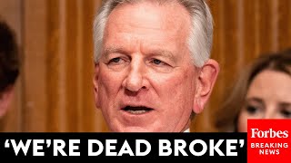 Its All A Scam Tommy Tuberville Lets Loose On Social Security And Government Spending [upl. by Stein591]