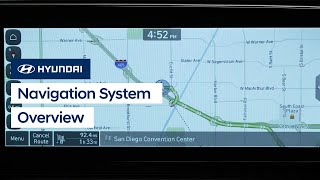 Navigation System Overview  Hyundai [upl. by Nowd]