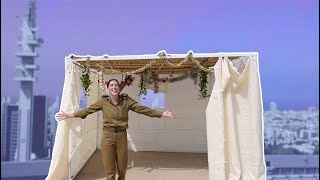 Sukkah Building Timelapse [upl. by Trebloc]