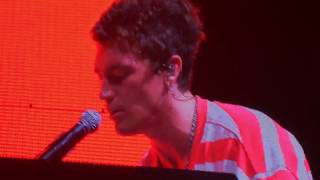 Paul Klein Crying While Singing Hericane  LANY Live in Manila 2018 [upl. by Xylon]