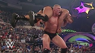 WWE Network The Rock vs Brock Lesnar SummerSlam 2002 [upl. by Arised]