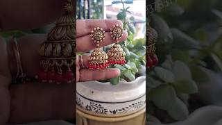 handmade trending earrings kayrafashionaccessories youtube shorts nakshi onegram [upl. by Narcis]