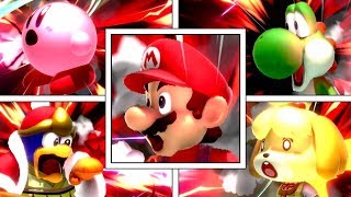 All Characters Stamina Knockout Deaths Animations in Super Smash Bros Ultimate [upl. by Alorac]