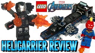 LEGO Avengers Helicarrier Review  Marvel Set 76153 [upl. by Annaynek17]