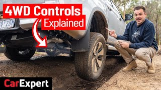 4WD modes Diff lock 2H 4H 4L amp hill descent control how toexplained [upl. by Maritsa]