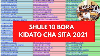 SHULE KUMI BORA KIDATO CHA SITA 2021 matokeo ya kidato Cha sita 2021 [upl. by Warenne]