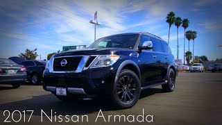 2017 Nissan Armada Platinum 56 L V8 Review [upl. by Akena]