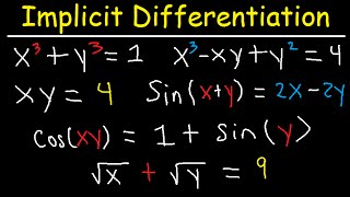 Implicit Differentiation Second Derivative Trig Functions amp Examples Calculus [upl. by Acceber]