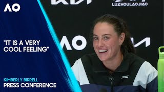 Kimberly Birrell Press Conference  Australian Open 2025 PreEvent [upl. by Esineg]