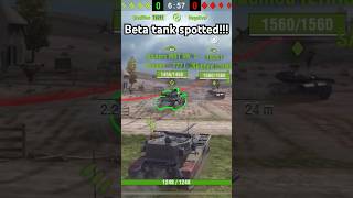 🚨Beta tank alert🚨 Spotted a vickers MBT mark 3 today Strong turret wotblitz worldoftanksblitz [upl. by Eelanaj]