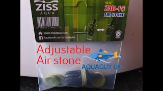 Ziss adjustable aquarium airstone [upl. by Bertero]