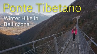 ASMR Silent Hike to PONTE TIBETANO Stunning Views in Bellinzona Switzerland 🌄🇨🇭 [upl. by Lenox]