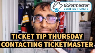 HOW TO CONTACT TICKETMASTER  ALL THE DIFFERENT WAYS  TICKET TIP THURSDAY [upl. by Aken924]