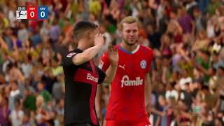 Gameplay FC 24  Bayer Leverkusen  Holstein Kiel  Bundesliga  20242025 [upl. by Enella466]