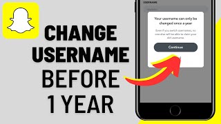 How to Change Snapchat Username Without Waiting 1 Year [upl. by Dunseath]