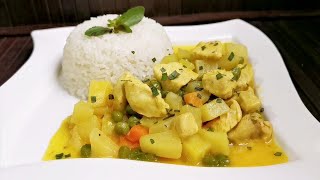 Cau Cau de polloReceta peruana Chicken cau cau Кау кау из курицы [upl. by Itsa94]