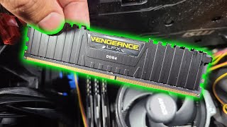 Corsair Vengeance LPX  Enabling XMP Profile ASUS B450F Asus b450 F Gaming [upl. by Babb]