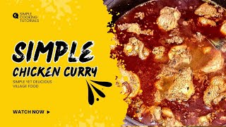 Chicken curry recipe  tasty bites  sri lankan style chicken curry [upl. by Nalyr552]