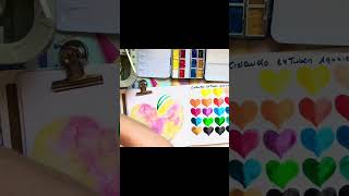 Neue Palette mit Crelando Watercolor artsupplies shorts watercolor [upl. by Ellenaej]