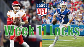 NFL Week 11 Betting Locks and Game Picks [upl. by Emolas]