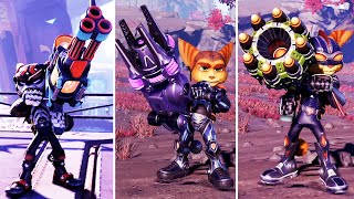 Ratchet amp Clank Rift Apart PS5  ALL WEAPONS Unlocked Showcase [upl. by Asennav]