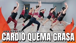 cardio abdomen  Cardio Quema Grasa  No Jumping [upl. by Adnat]