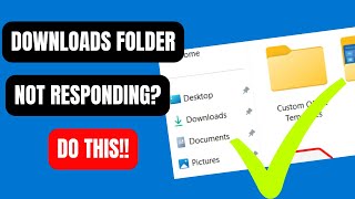 Downloads Folder Not Responding In Windows 11 FIX Tutorial [upl. by Ebbarta]