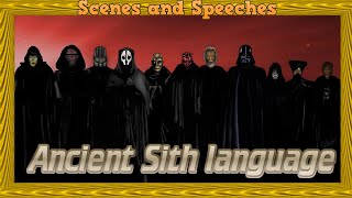 Ancient Sith Language [upl. by Anaira]