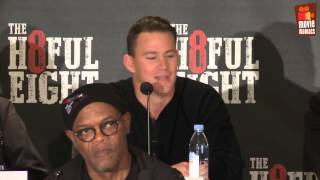 The Hateful 8  full press conference New York 2016 Quentin Tarantino [upl. by Isteb863]