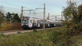 Passage RERC Z20500Z20900 IDFM et TGV DuplexRéseau a Wissous [upl. by Ahsaekal594]