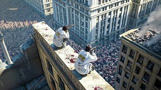 Eine Horde von Zombies hat die Menschen auf einem Dach gefangen von dem sie nicht entkommen können [upl. by Mosier]