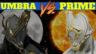 Warframe  Excalibur Prime vs Excalibur Umbra [upl. by Seyah]