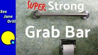 How to Install a Safety Grab Bar with the Worlds Strongest Fastener [upl. by Ennaid]