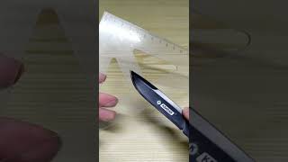 SIMPLE ASMR 1162  KNIFE AND RULER asmr asmrsounds [upl. by Nay]