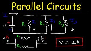 How To Calculate The Current In a Parallel Circuit Using Ohms Law [upl. by Isied878]