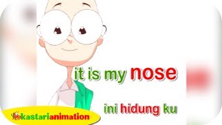 Belajar Bahasa Inggris part 2  Part of the Body  Kastari Animation Official [upl. by Sivel802]