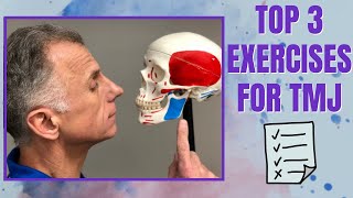 Top 3 Exercises For TMJ  Temporalmandibular Joint Pain Disorder Updated [upl. by Alebasi]