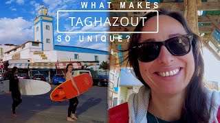 Taghazout Morocco 🇲🇦 Whats it really like Where to eat and drink Road trip Morocco [upl. by Maryl]