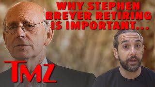 Supreme Court Justice Stephen Breyer Retiring What’s Next  TMZ Now [upl. by Reinold]