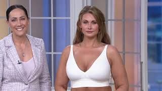 Soma Set of 2 Embraceable Unlined Wireless Bras on QVC [upl. by Krenek404]