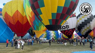 Albuquerque balloons from field [upl. by Shriver]